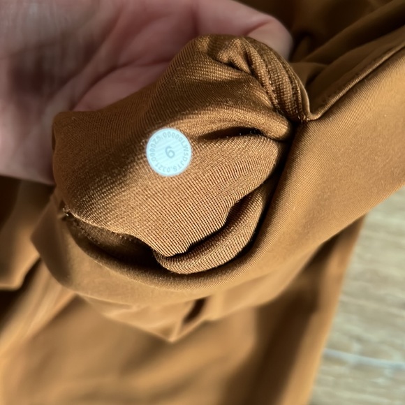Lululemon Instill Tight size 6 copper brown. Worn once. - Picture 3 of 4